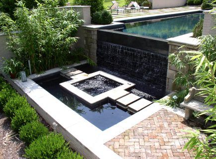 Luxury Custom Waterfall and Water Feature